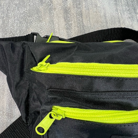 Vintage Lynx Fanny Pack Hip Sack Neon Retro Bag Change Coin Travel Waist - Picture 3 of 6